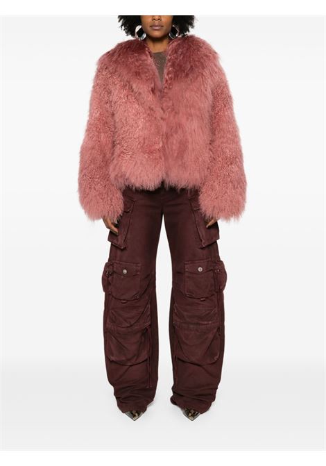 Pink shearling jacket The Attico - women THE ATTICO | 248WCB44FUR2500